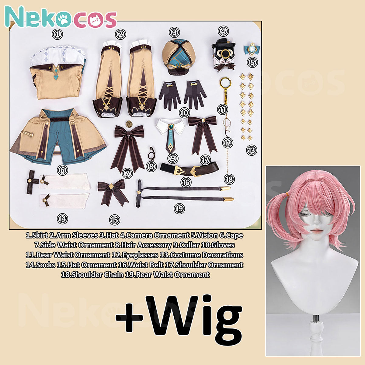 Genshin Impact Hurlock Cosplay Costume | Custom-TailoredCostume,Game,Genshin Impact