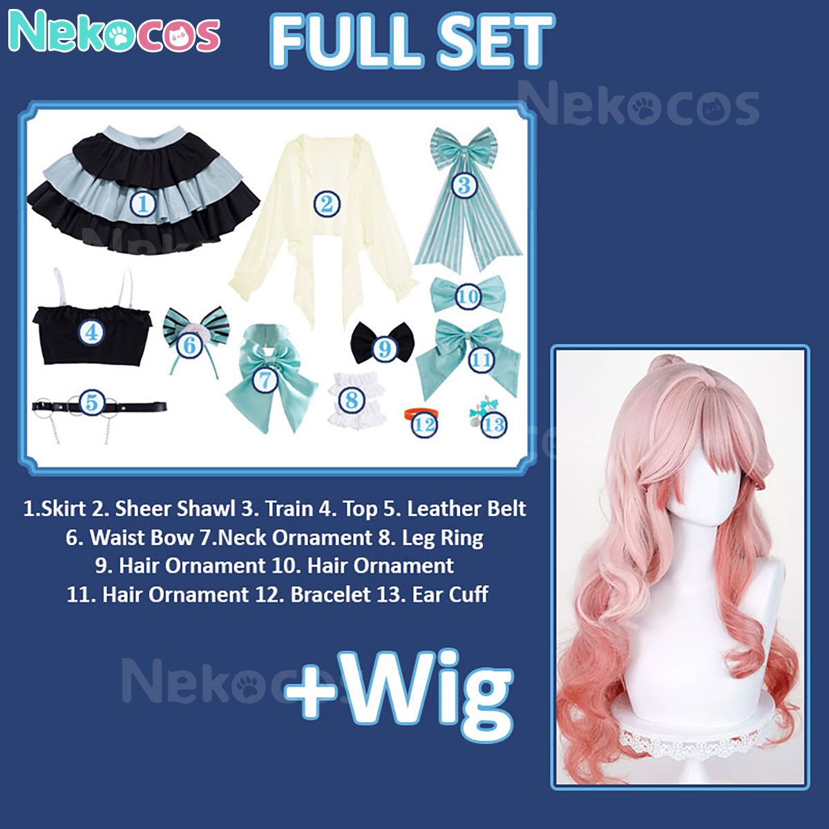 Arknights Haruka Cosplay Costume - Custom-Tailored PerfectionArknights,Costume,Game