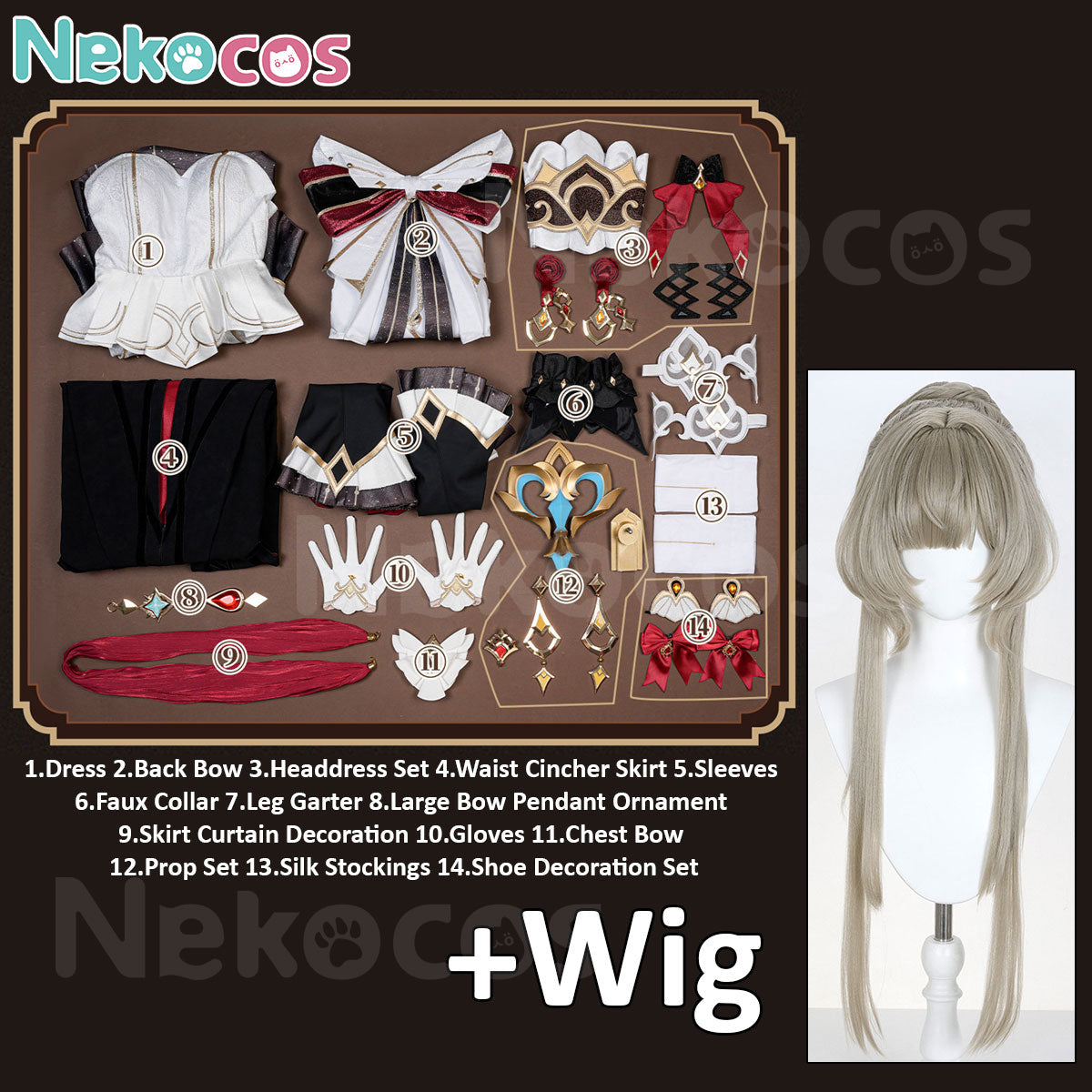 Genshin Impact Sandrone Cosplay Costume - Premium EditionCostume,Game,Genshin Impact
