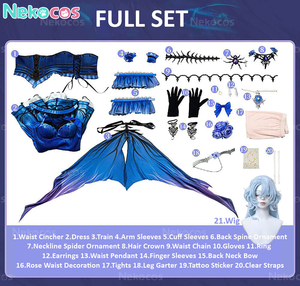 Identity V Dreambearer Cosplay Costume - Premium Edition by NekocosCostume,Game,Identity Ⅴ