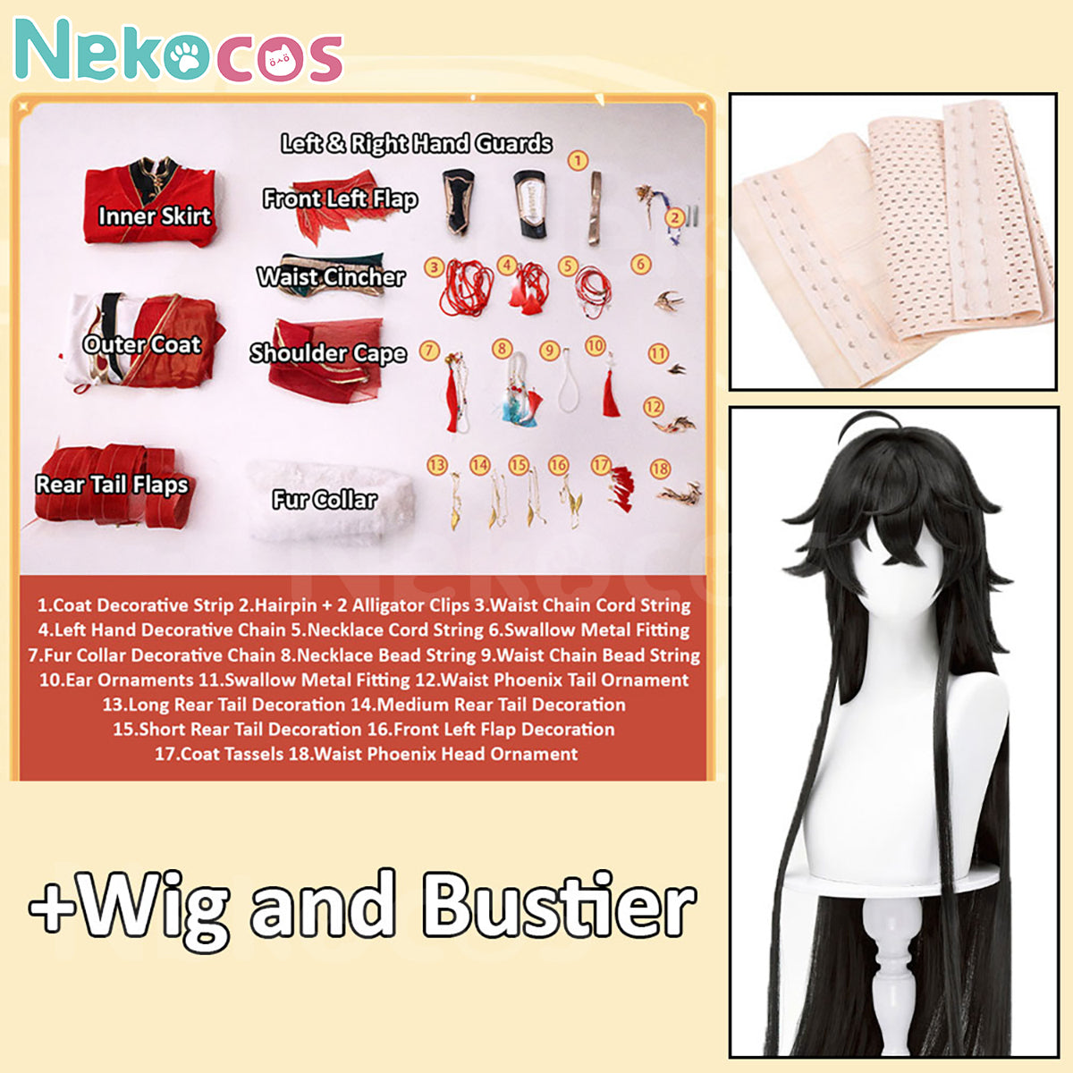 Honkai Star Rail Yingxing Mu Jia Qi Cosplay Costume PremiumCostume,Game,Honkai: Star Rail