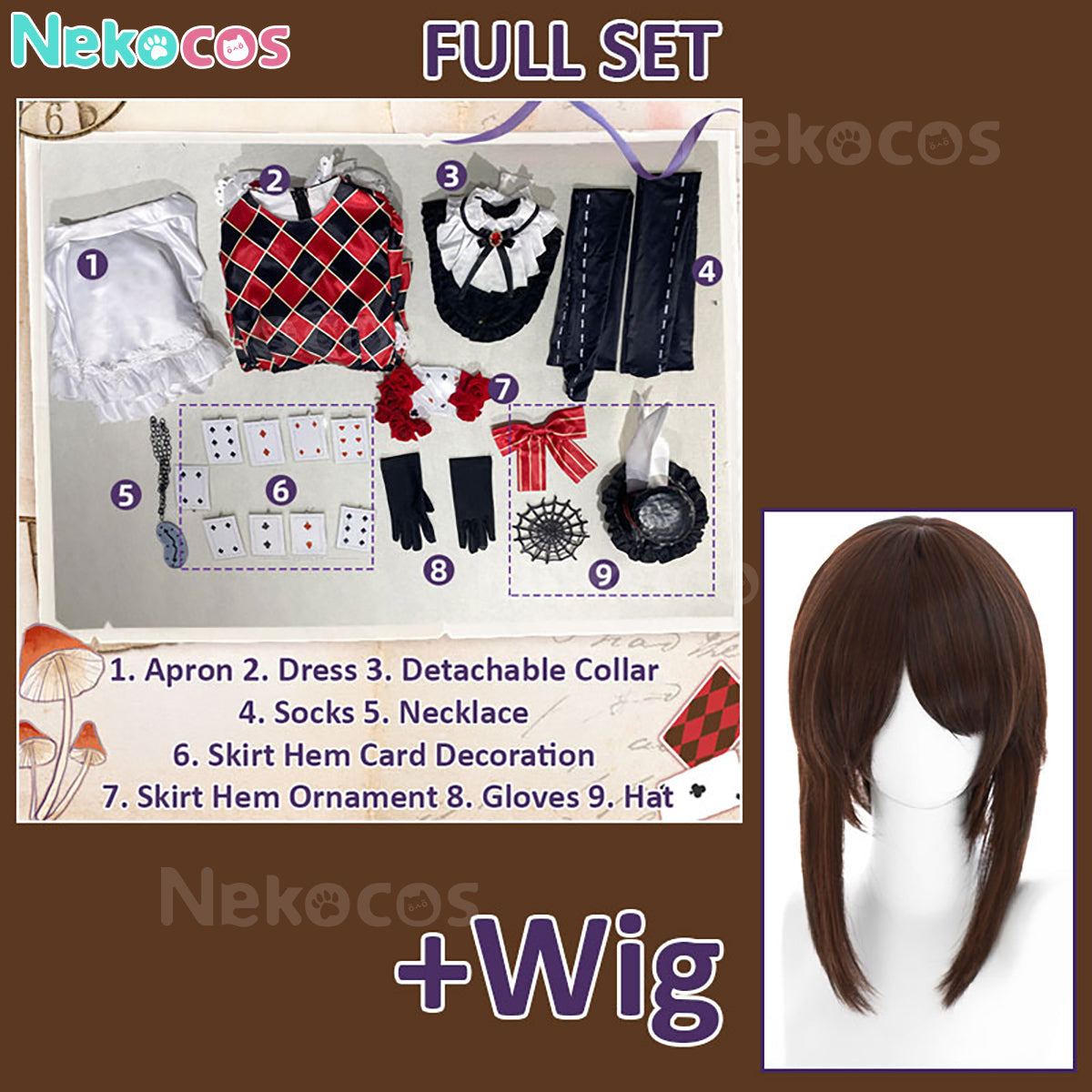 Identity V Gardener Cosplay Costume | Dark Fairy Tale DesignCostume,Game,Identity Ⅴ