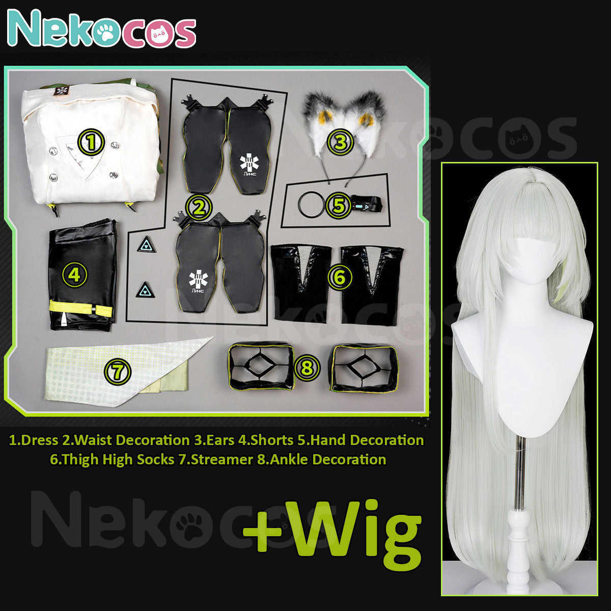 Arknights Kal'tsit Cosplay Costume - Premium Edition AvailableArknights,Costume,Game