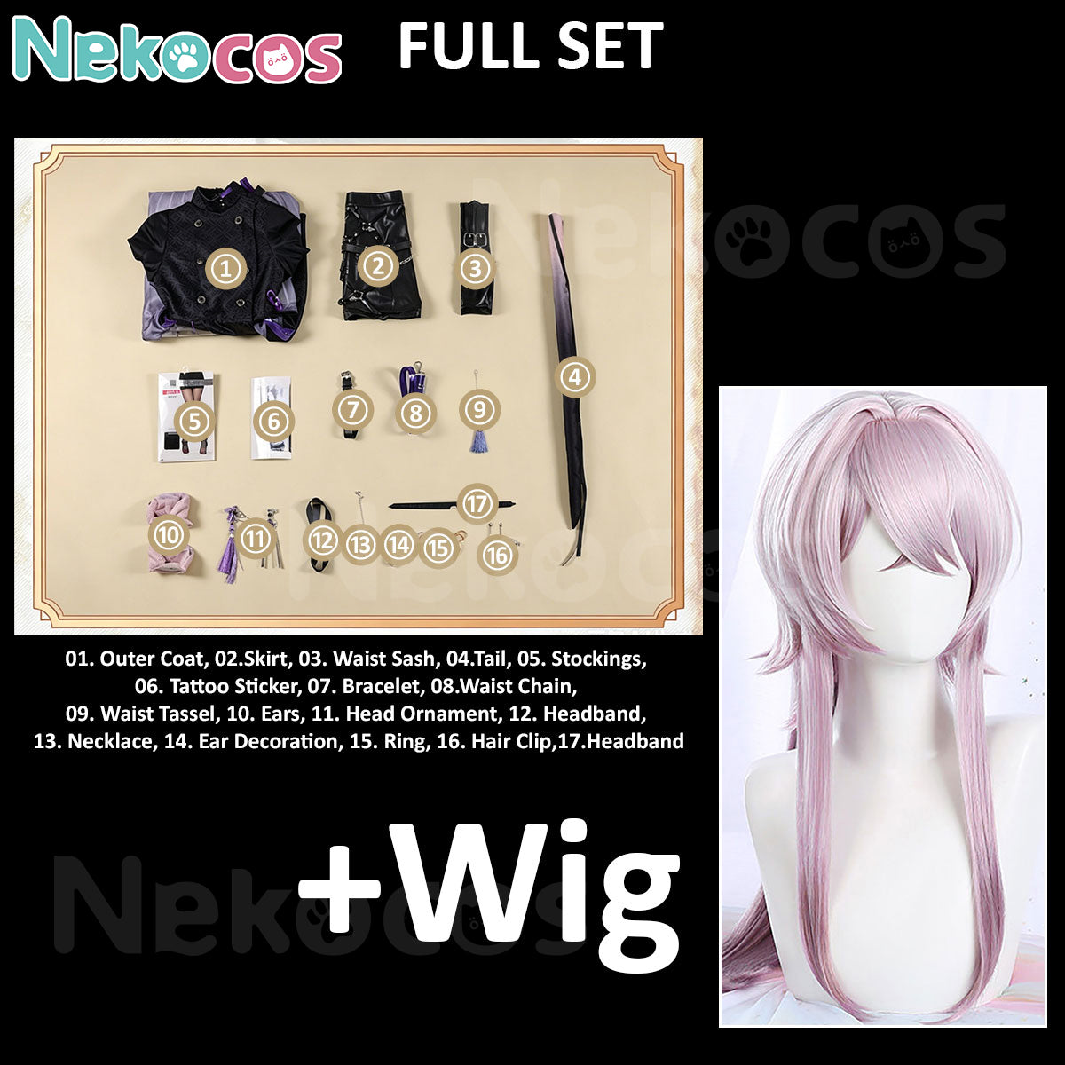 Arknights Lin Yühsia Cosplay Costume | Premium Quality AvailableArknights,Costume,Game