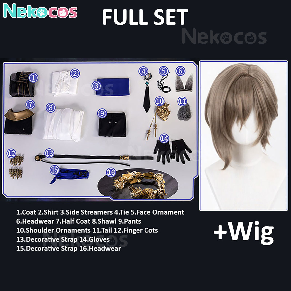 Arknights Tragodia Cosplay Costume - Premium Custom EditionArknights,Costume,Game