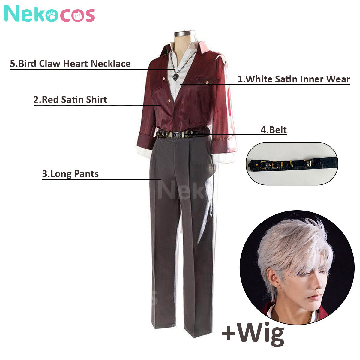 Deepspace Sylus Cosplay Costume - Available Now at NekocosCostume,Game,Love and Deepspace