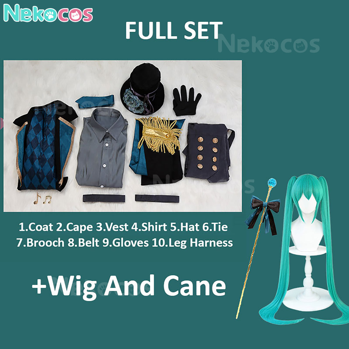 【Nekocos】Vocaloid Enjoy! Osaka 2024 Cosplay Costume | Custom-Tailor