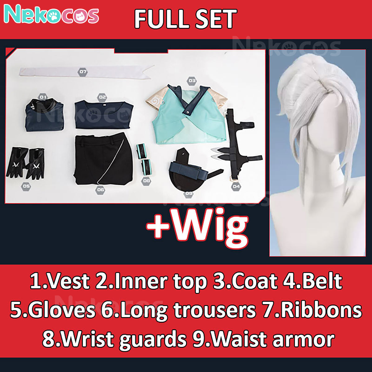 【Nekocos】Game Valorant Cosplay Jett Cosplay Costume | In Stock