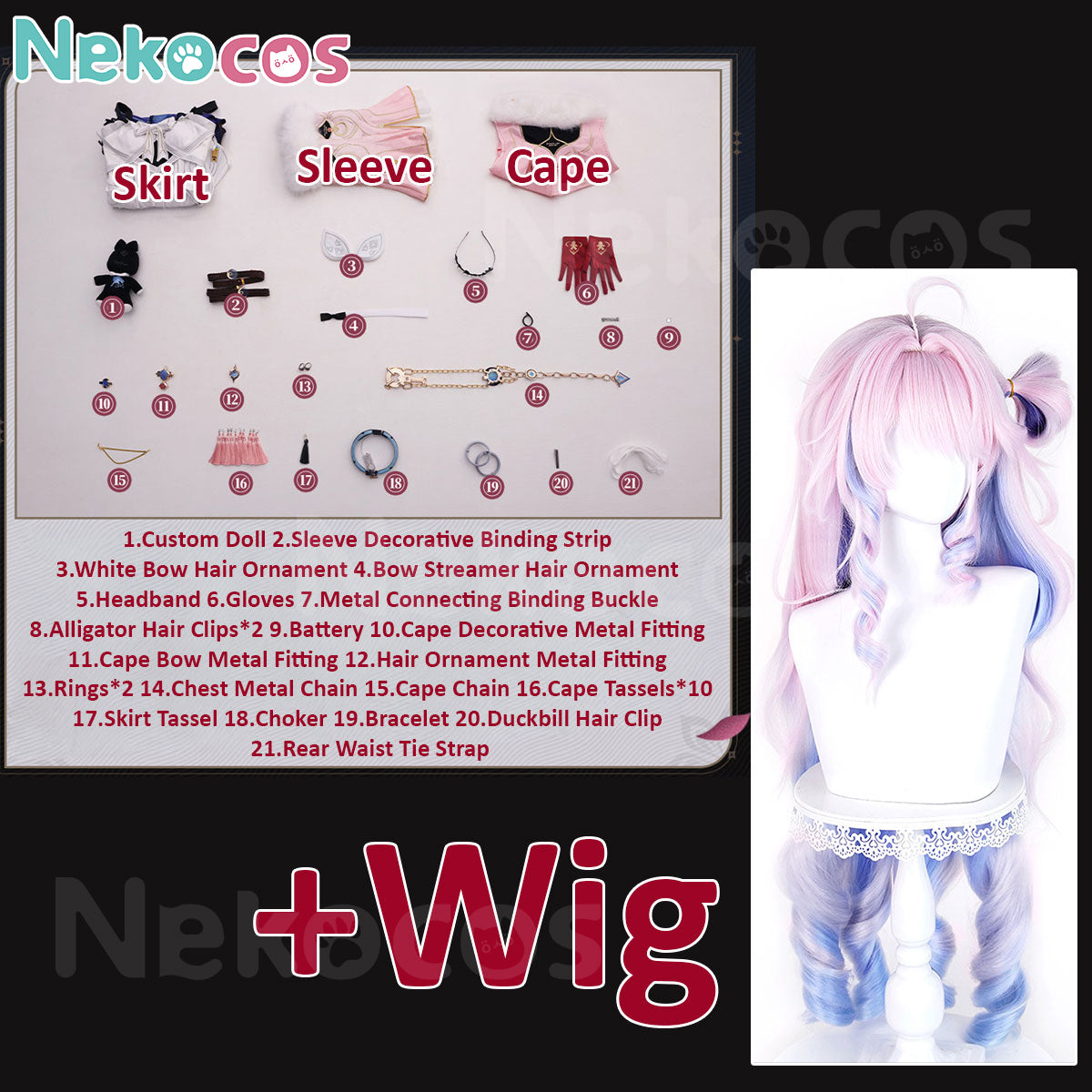 Denia Cosplay Costume Premium Edition | Custom Tailored by NekocosCostume,Game,Wuthering Waves