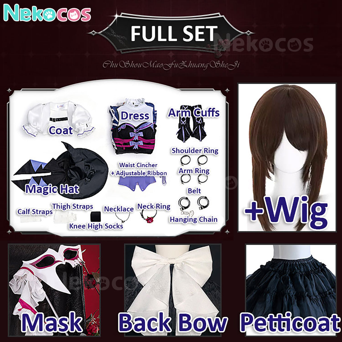 Identity V Hello Kitty Cosplay Costume - Dream Gardener EmmaCostume,Game,Identity Ⅴ