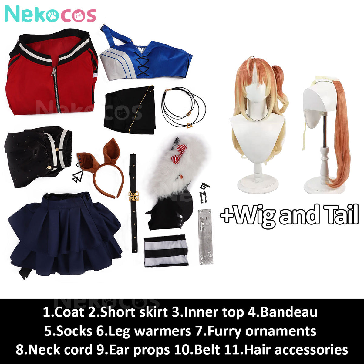 【Nekocos】Game Uma Musume Pretty Derby Cosplay Espoir City Cosplay Costume | Custom-Tailor