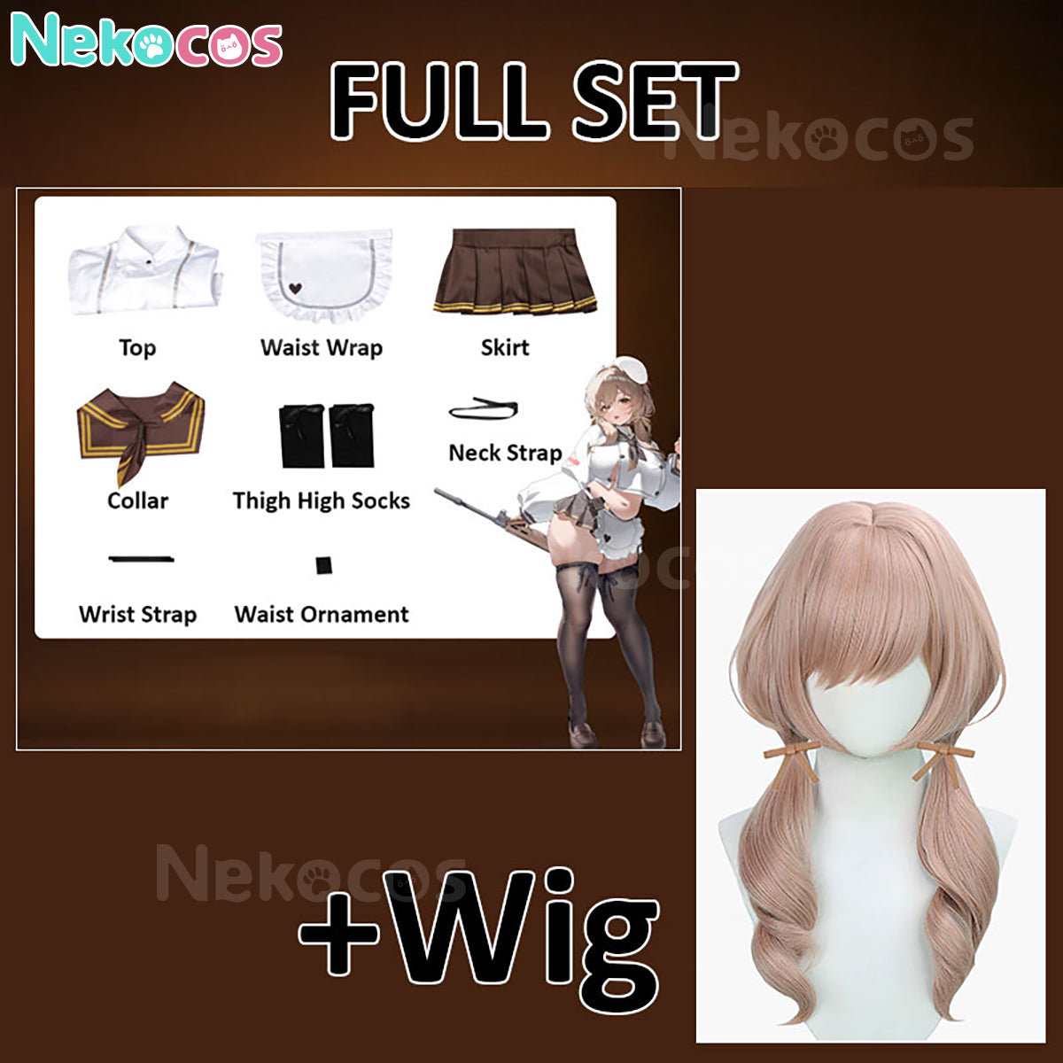 【Nekocos】Game Cosplay Bready Cosplay Costume | In Stock