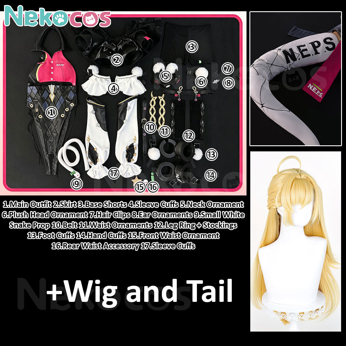 Zenless Zone Zero Cissia Cosplay Costume - Custom Tailored by NekocosCostume,Game,Zenless Zone Zero