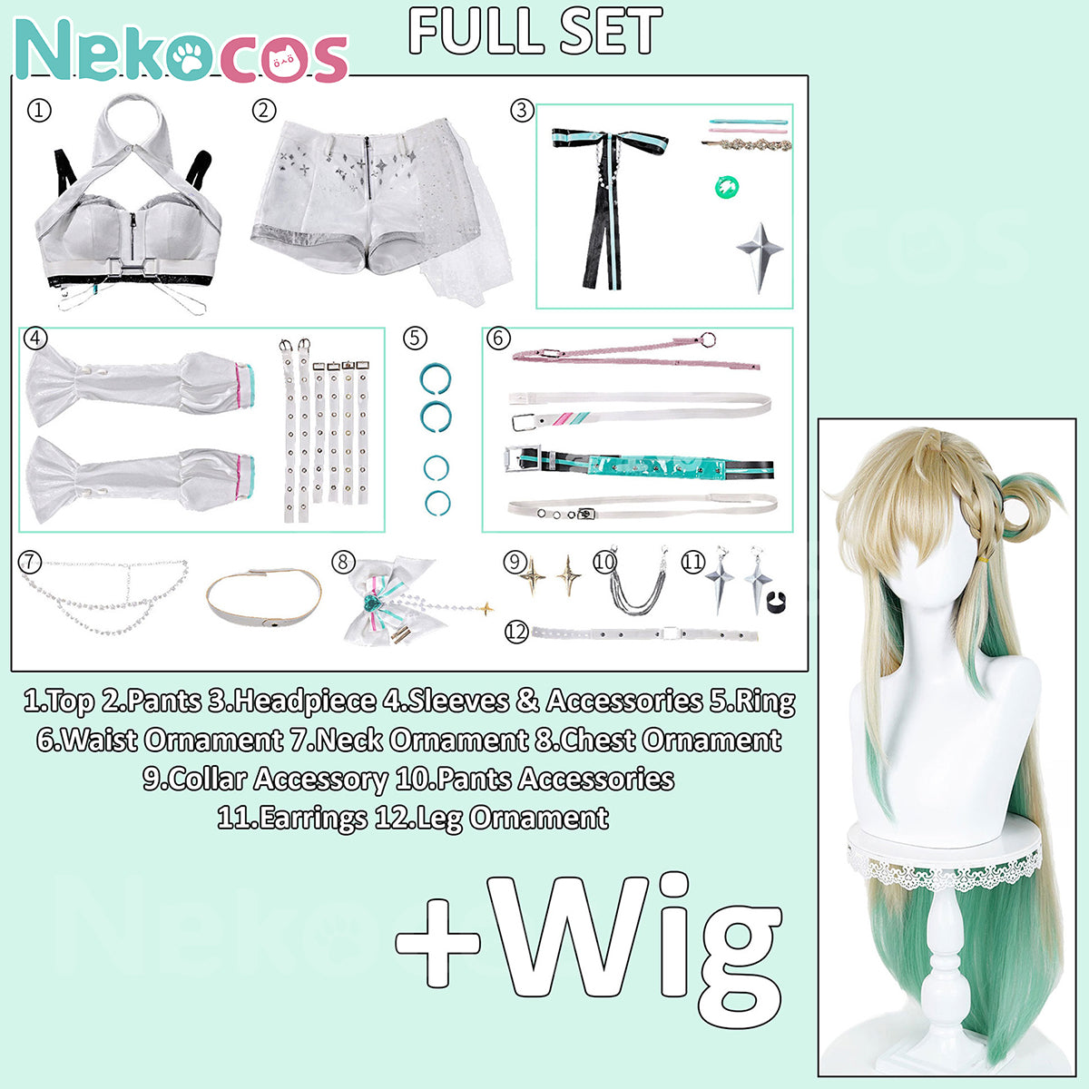 Wuthering Waves Lynae Cosplay Costume | Custom-Tailored by NekocosCostume,Game,Wuthering Waves