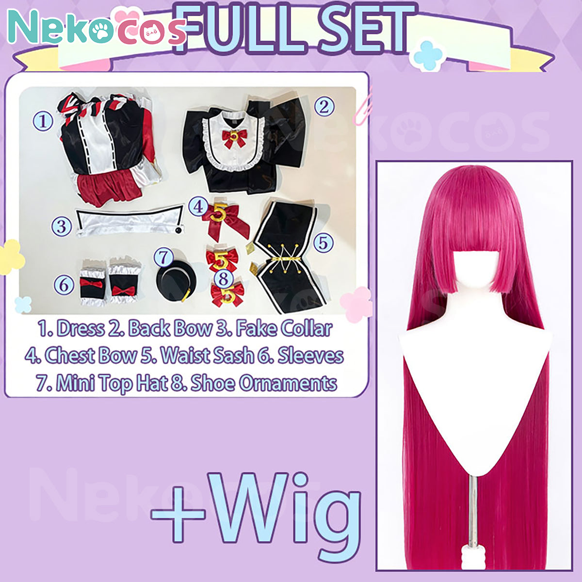 【Nekocos】Game Cosplay Sophy Hojo Cosplay Costume | In Stock