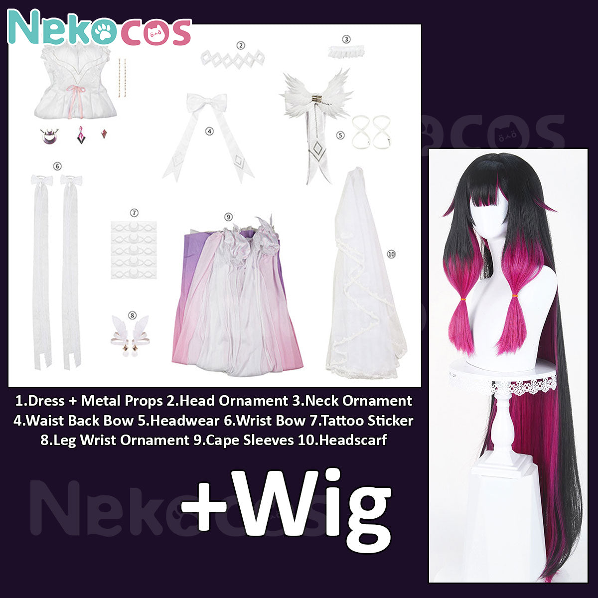 Genshin Impact Columbina Cosplay Costume - Premium EditionCostume,Game,Genshin Impact