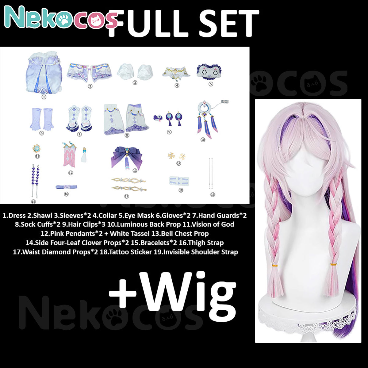 Premium Genshin Impact Citlali Cosplay Costume - Custom-TailoredCostume,Game,Zenless Zone Zero