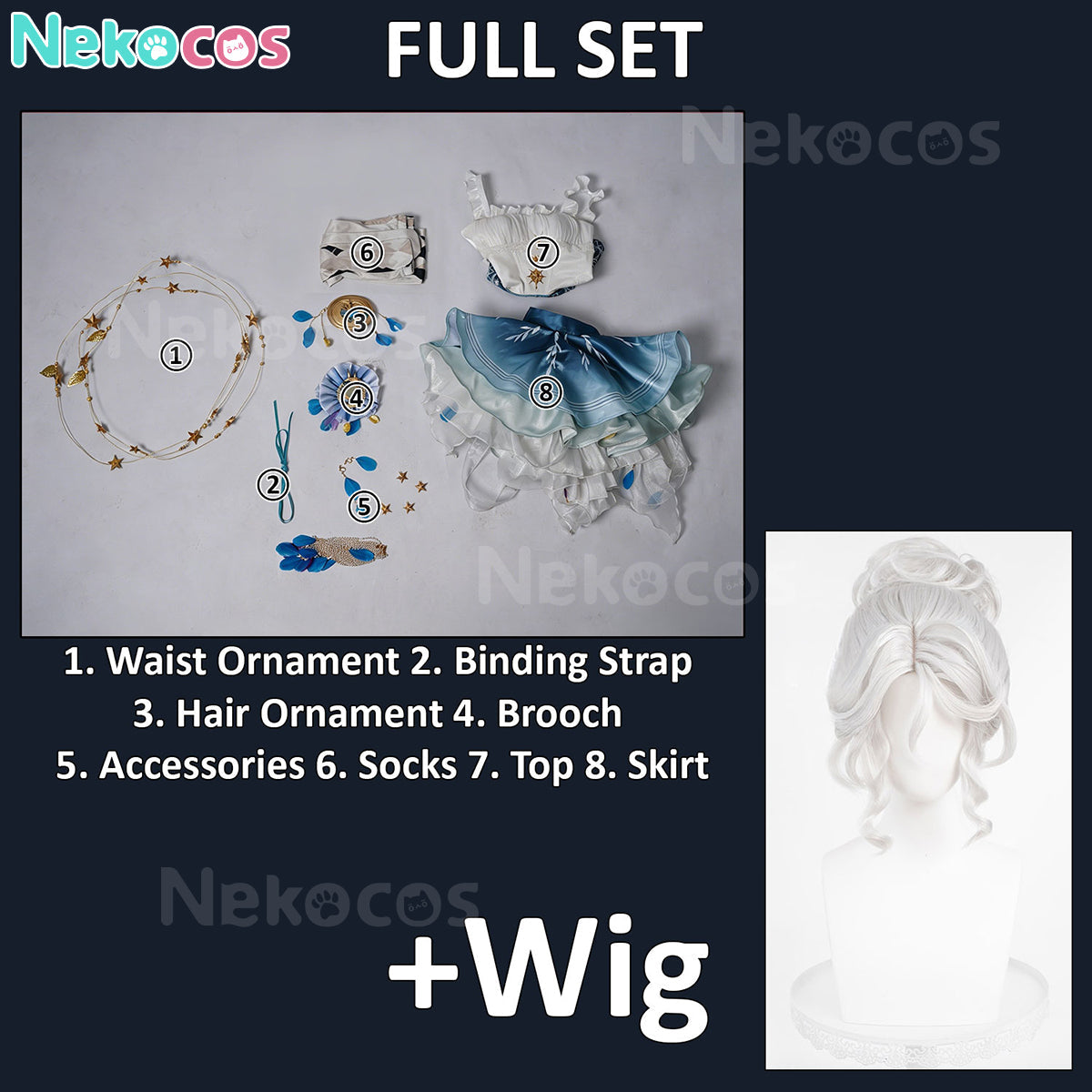 Identity V Drifting Moonlight Cosplay Costume - Custom-TailoredCostume,Game,Identity Ⅴ