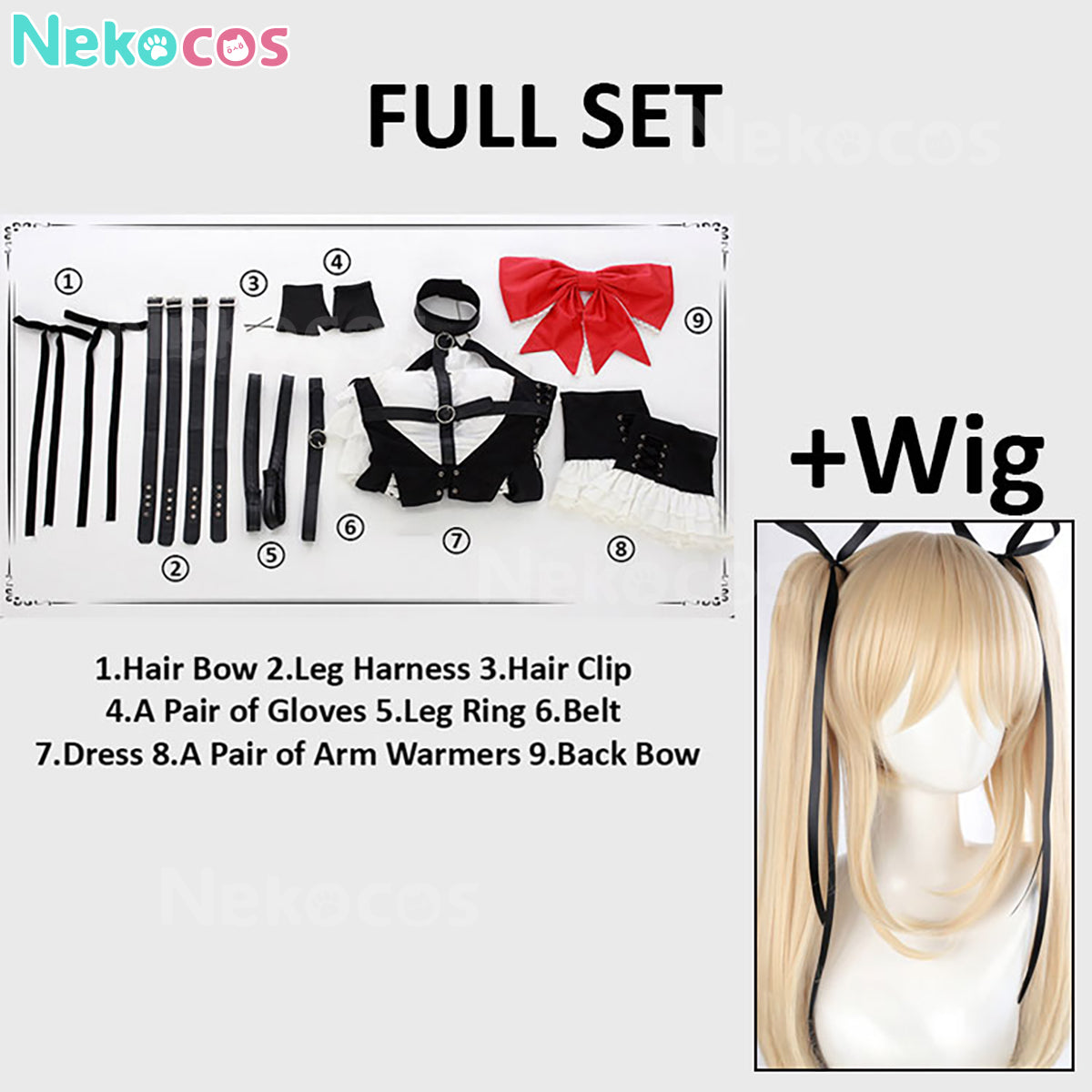 Azur Lane Marie Rose Cosplay Costume | Custom Tailored by NekocosAzur Lane,Costume,Game