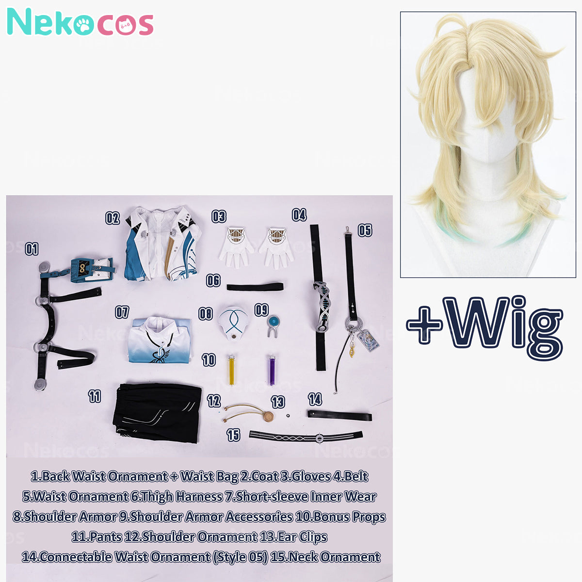 Wuthering Waves Luuk Herssen Cosplay Costume - Custom TailoredCostume,Game,Wuthering Waves