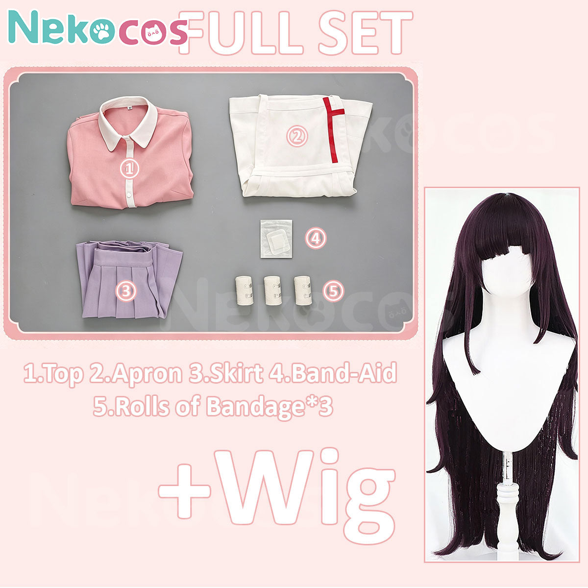 【Nekocos】Game Cosplay Kirigiri Kyo Cosplay Costume | Custom-Tailor