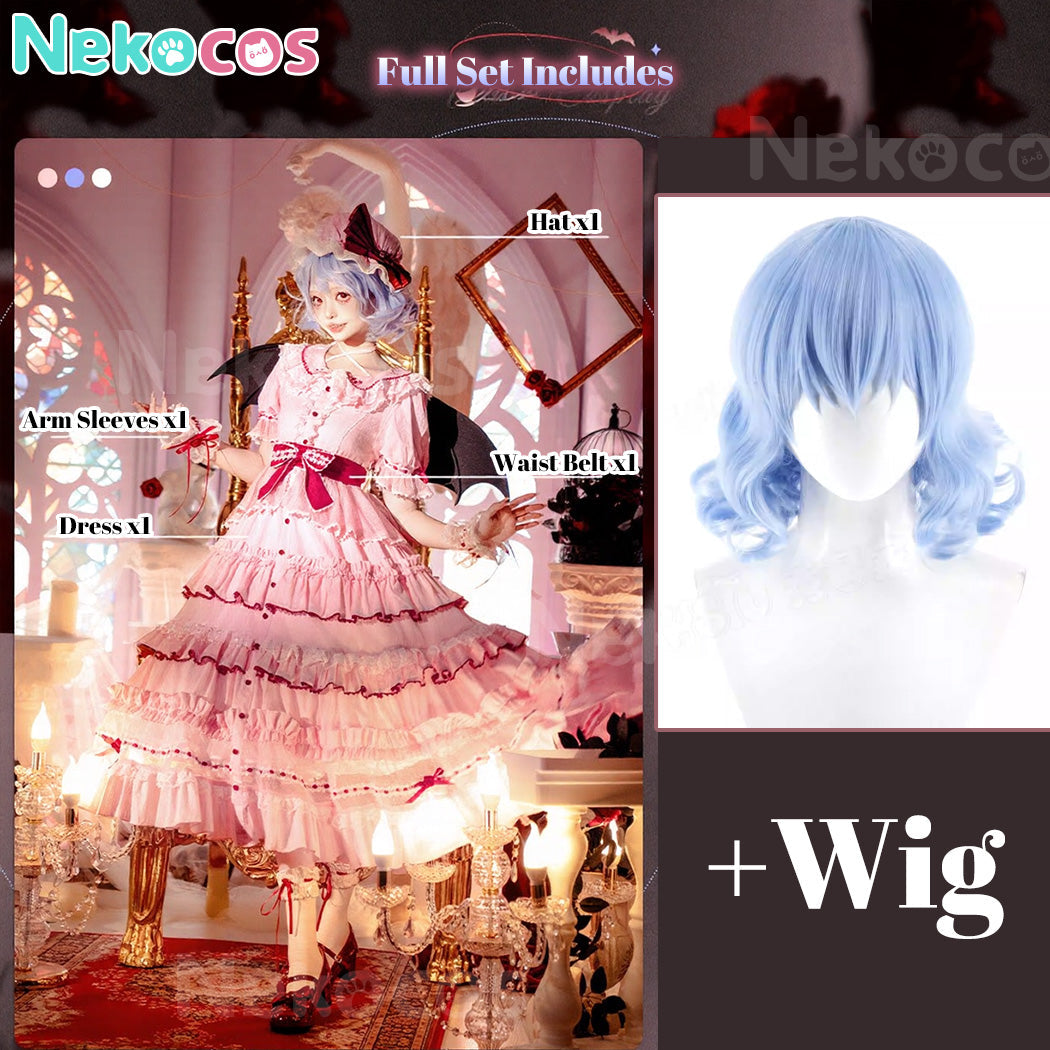 【Nekocos】Game Cosplay Remilia Scarlet Cosplay Costume Premium Edition | Custom-Tailor