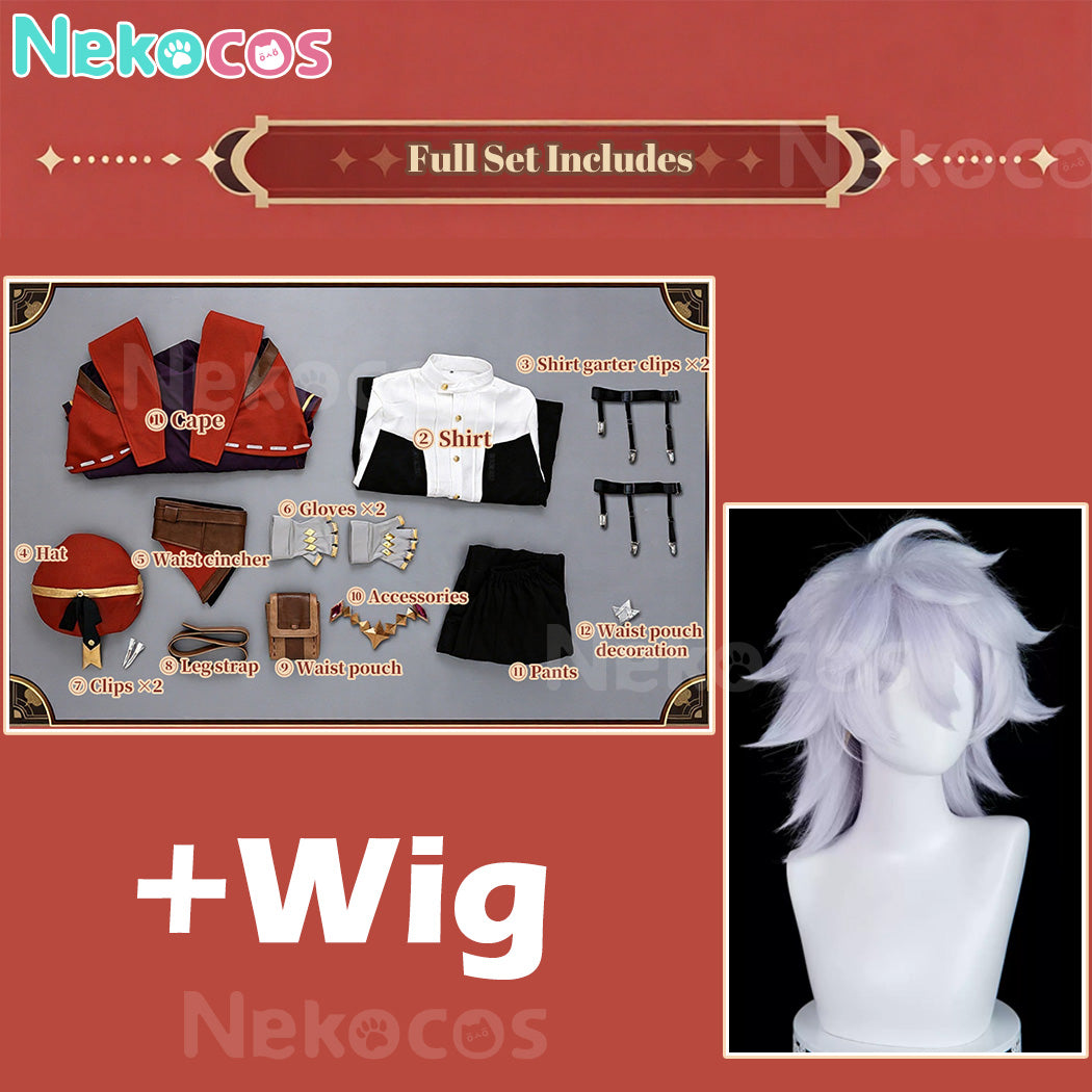 【Nekocos】Game Roco Kingdom Cosplay Enzo Cosplay Costume Premium Edition | Custom-Tailor