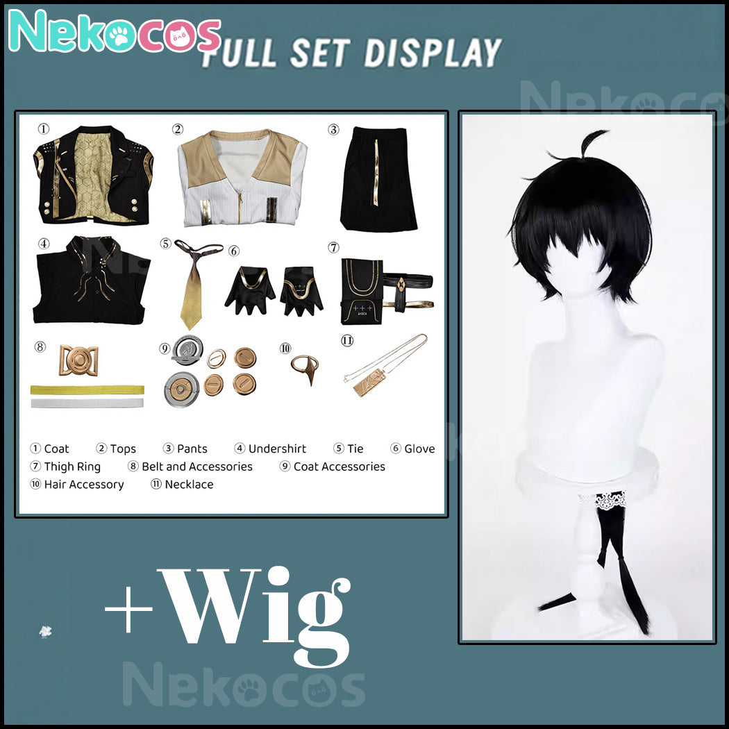 Wuthering Waves Male School Uniform Cosplay Costume - Custom-TailorCostume,Game,Wuthering Waves
