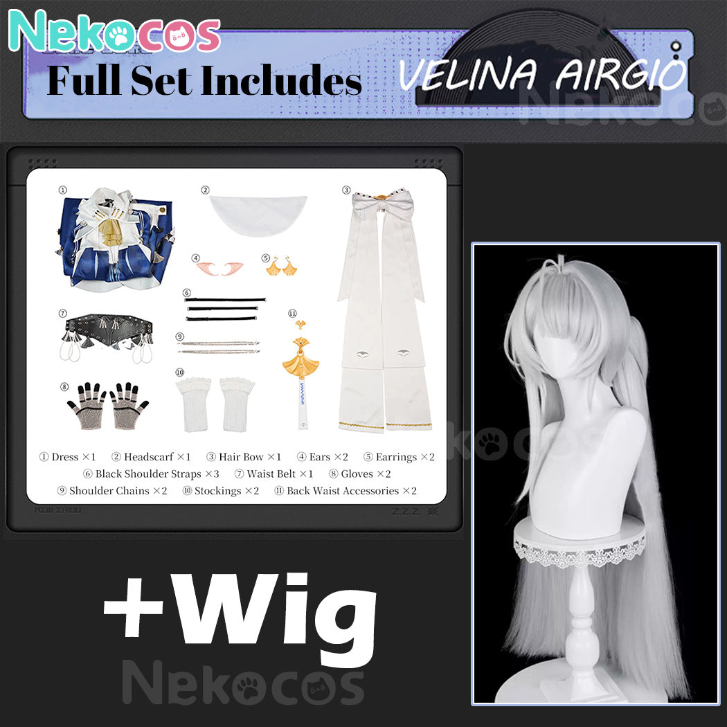 Zenless Zone Zero Velina Airgi Cosplay Costume - Premium CustomCostume,Game,Zenless Zone Zero