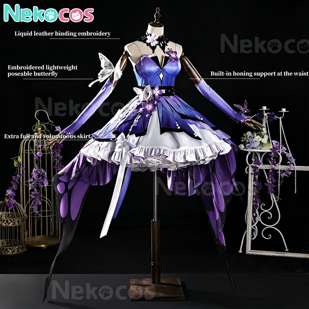 【Nekocos】Game Honkai: Star Rail Cosplay Gossamer Flutter Cosplay Costume | Custom-Tailor