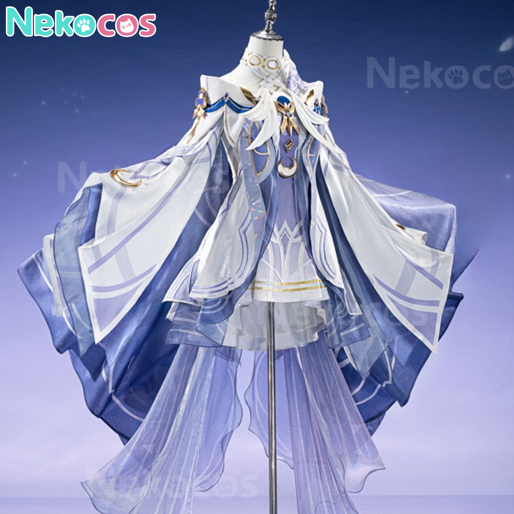 【Nekocos】Game Genshin Impact Cosplay Columbina Hyposelenia Cosplay Costume Premium Edition | Custom-Tailor