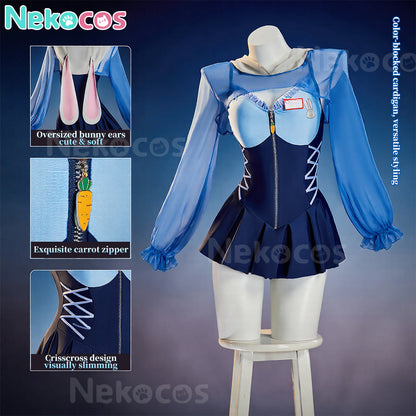 【Nekocos】Movie Cosplay Judy Hopps Swimsuit Cosplay Costume | Custom-Tailor