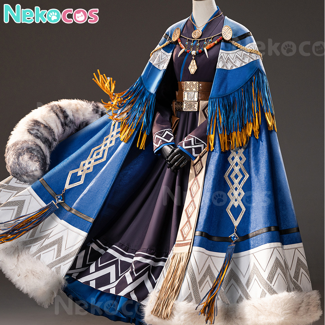 【Nekocos】Game Arknights Cosplay Pramanix the Prerita Cosplay Costume Premium Edition | Custom-Tailor