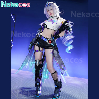 【Nekocos】Game Honkai: Star Rail Cosplay Silver Wolf LV.999 Cosplay Costume Premium Edition | Custom-Tailor