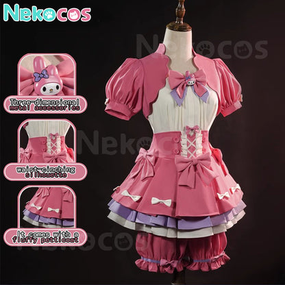 【Nekocos】Game Identity Ⅴ Cosplay Cheerleader Lily Barriere x Characters Crossover II Cosplay Costume Plus Size | In Stock