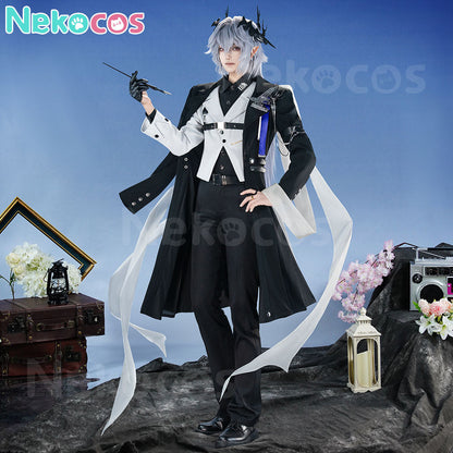 【Nekocos】Game Arknights Cosplay Ambience Synesthesia Logos Cosplay Costume Premium Edition | Custom-Tailor