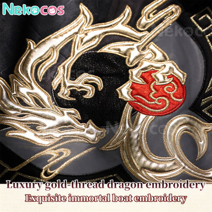 【Nekocos】Game Honkai: Star Rail Cosplay New Year style Caelus Cosplay Costume Premium Edition | Custom-Tailor