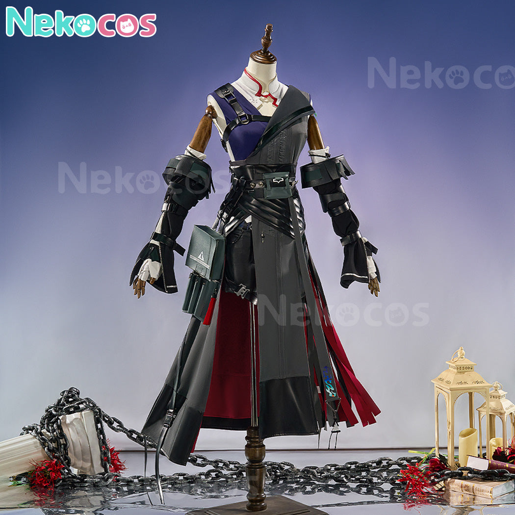 【Nekocos】Game Arknights Cosplay Ch'en the Dawnstreak Cosplay Costume Premium Edition | Custom-Tailor