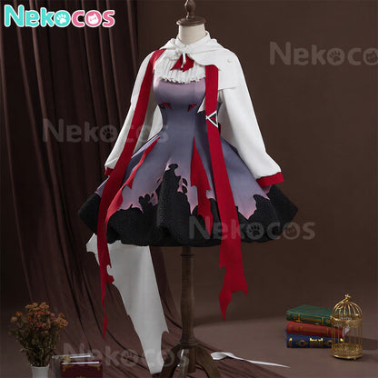【Nekocos】Game Arknights Cosplay Eyjafjalla the Hvít Aska Cosplay Costume | Custom-Tailor
