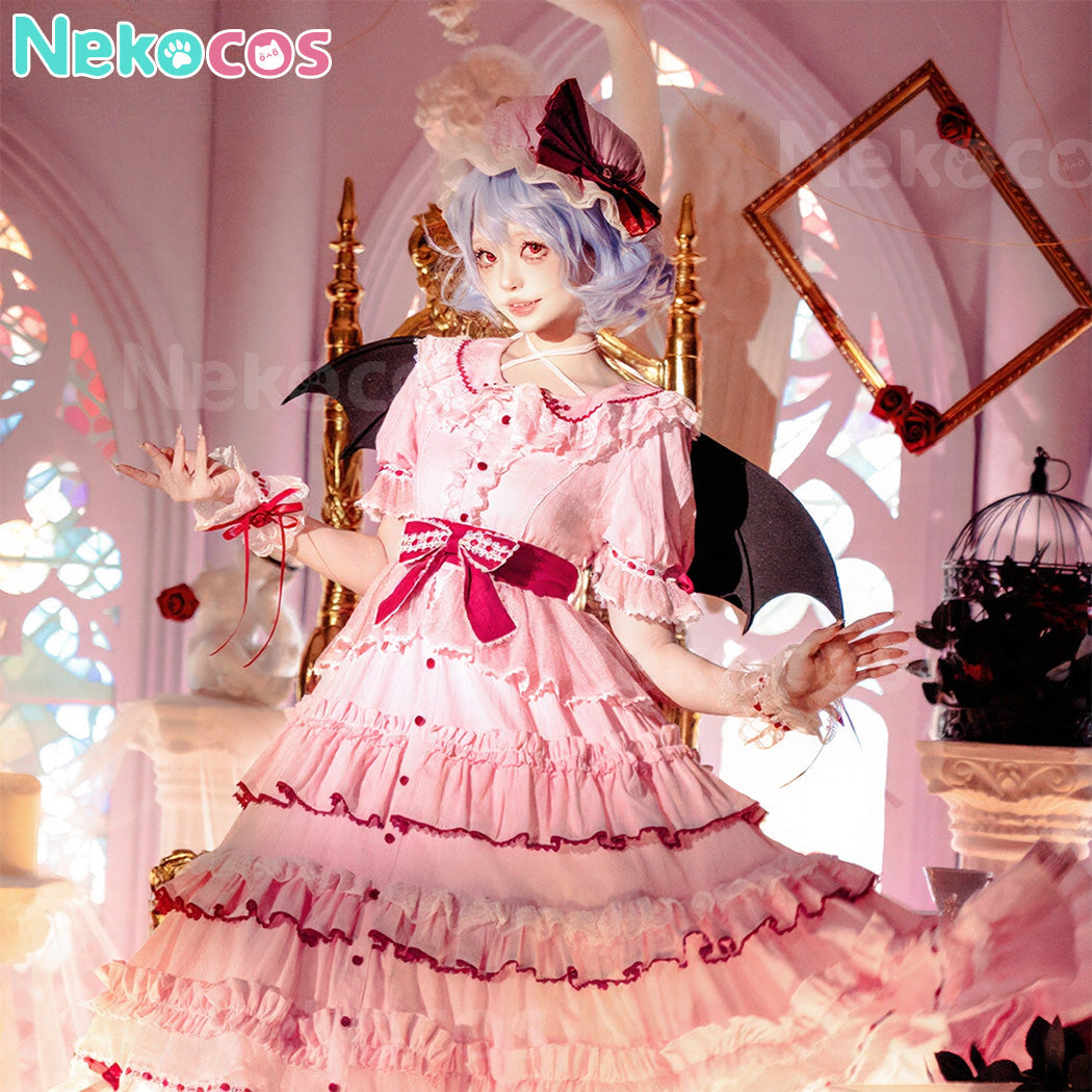 【Nekocos】Game Cosplay Remilia Scarlet Cosplay Costume Premium Edition | Custom-Tailor