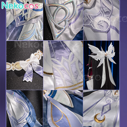【Nekocos】Game Genshin Impact Cosplay Columbina Hyposelenia Cosplay Costume Premium Edition | Custom-Tailor