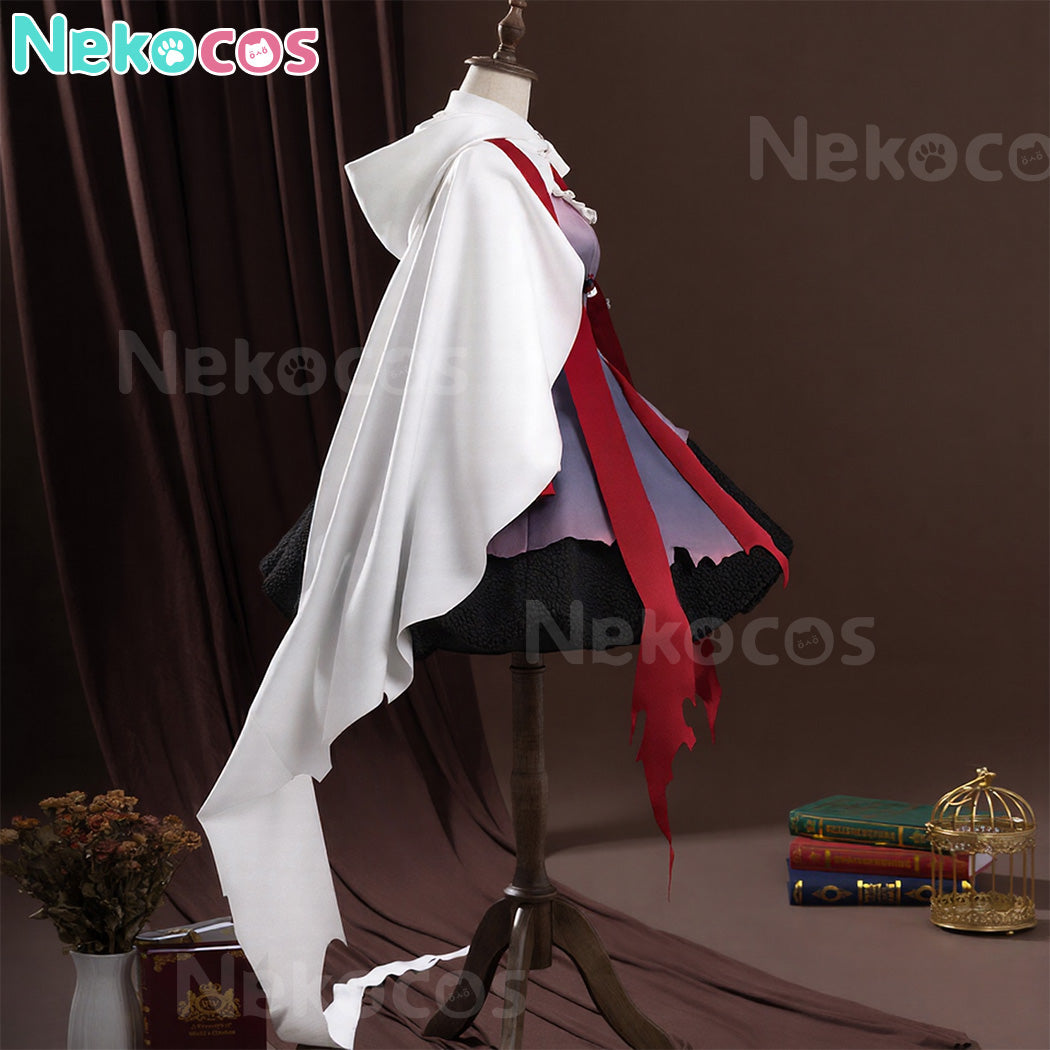 【Nekocos】Game Arknights Cosplay Eyjafjalla the Hvít Aska Cosplay Costume | Custom-Tailor