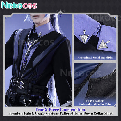 【Nekocos】Game Genshin Impact Cosplay Kyryll Chudomirovich Flins Cosplay Costume Premium Edition | Custom-Tailor