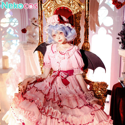 【Nekocos】Game Cosplay Remilia Scarlet Cosplay Costume Premium Edition | Custom-Tailor