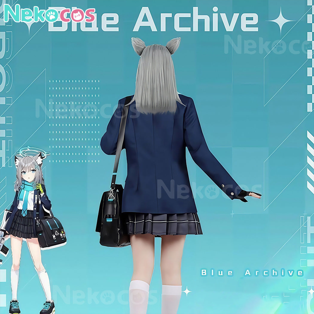 【Nekocos】Game Blue Archive Cosplay Shiroko Sunaookami Cosplay Costume | In Stock