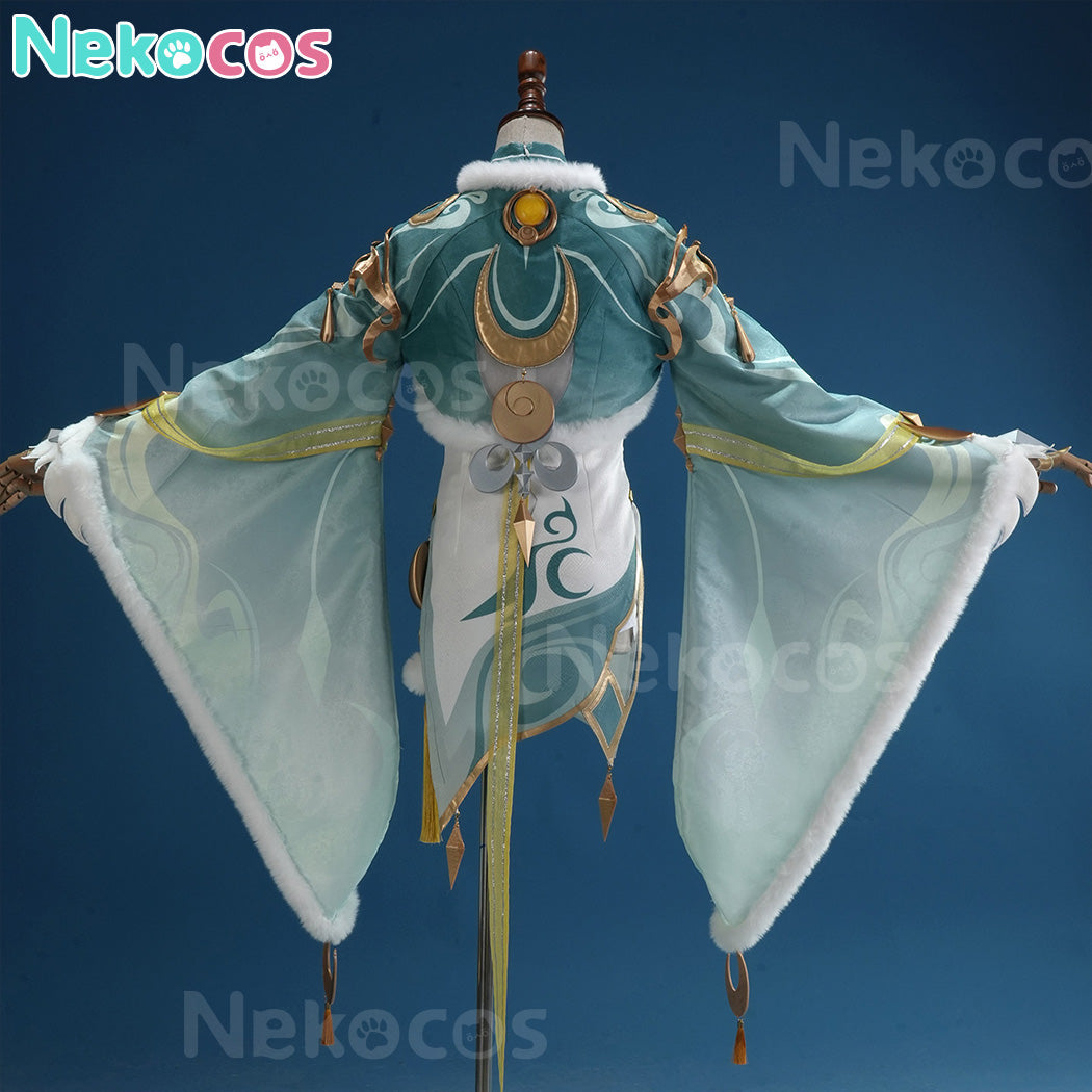 【Nekocos】Game Genshin Impact Cosplay Zibai Cosplay Costume | In Stock
