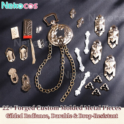 【Nekocos】Game Honkai: Star Rail Cosplay New Year style Caelus Cosplay Costume Premium Edition | Custom-Tailor