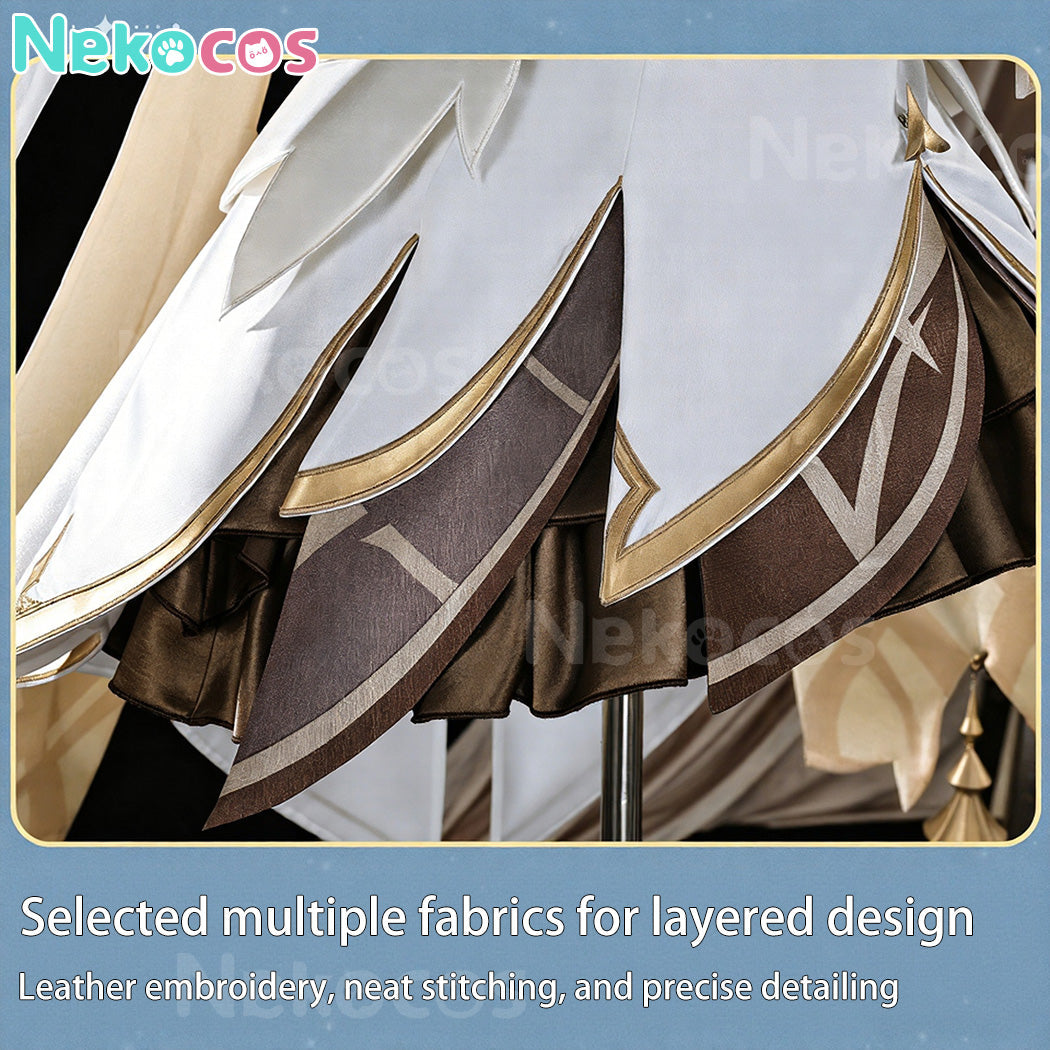 【Nekocos】Game Genshin Impact Cosplay Lumine As Heaven and Earth Are Made Anew Cosplay Costume | In Stock