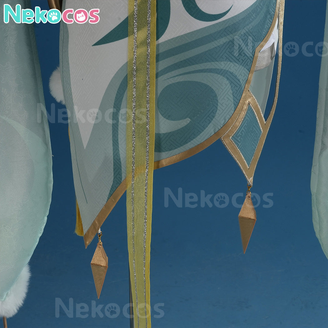 【Nekocos】Game Genshin Impact Cosplay Zibai Cosplay Costume | In Stock