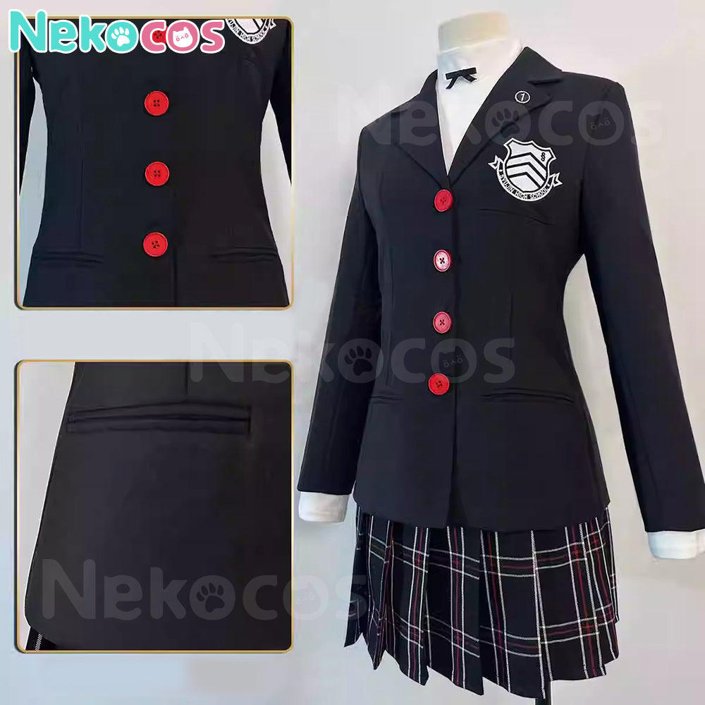 【Nekocos】Game Cosplay Kasumi Yoshizawa Shujin Academy Cosplay Costume | In Stock
